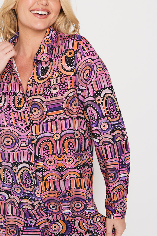 Tabetha Maramayart Shirt – Maramayart longline shirt