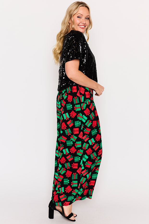 Xane Christmas Presents Pant – Christmas Presents wide leg pants