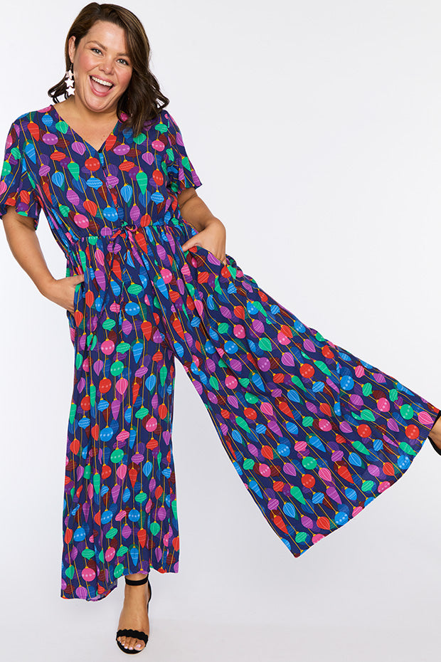 Juniper Christmas Ornaments Jumpsuit – Christmas Ornaments jumpsuit
