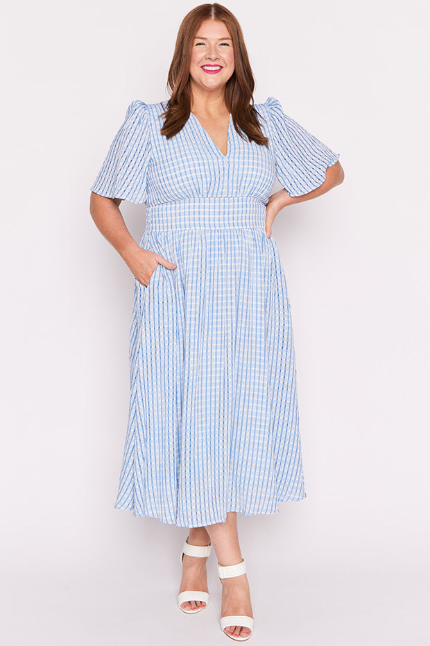 Blue Baubles Shirt Dress main image 0