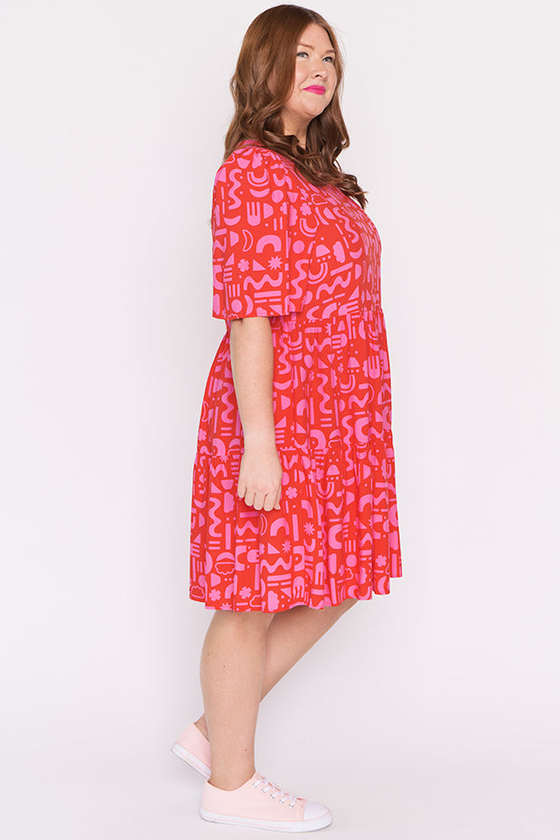 Izzie Candy Apple Dress โ Candy Apple mini dress