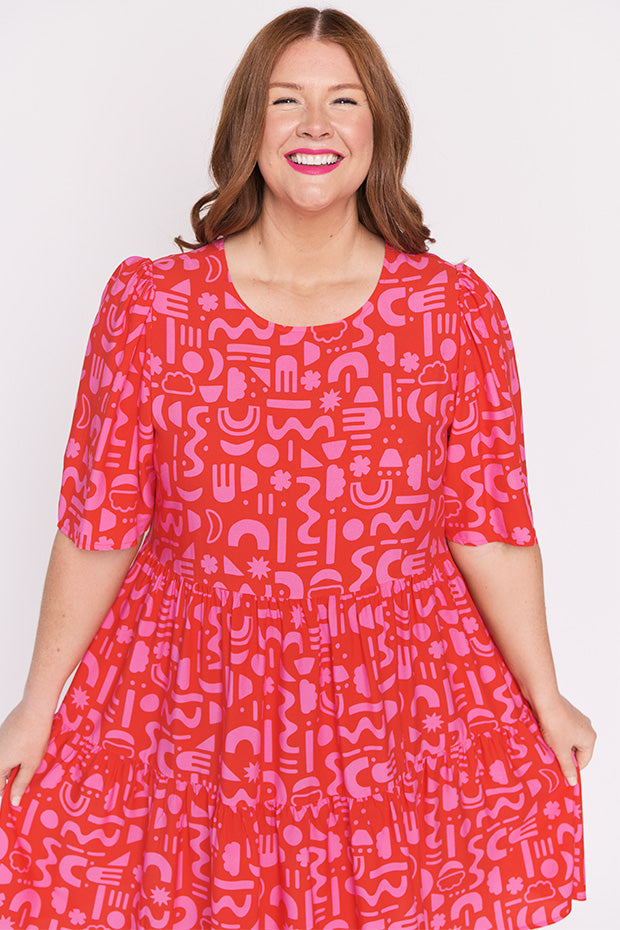 Izzie Candy Apple Dress โ Candy Apple mini dress