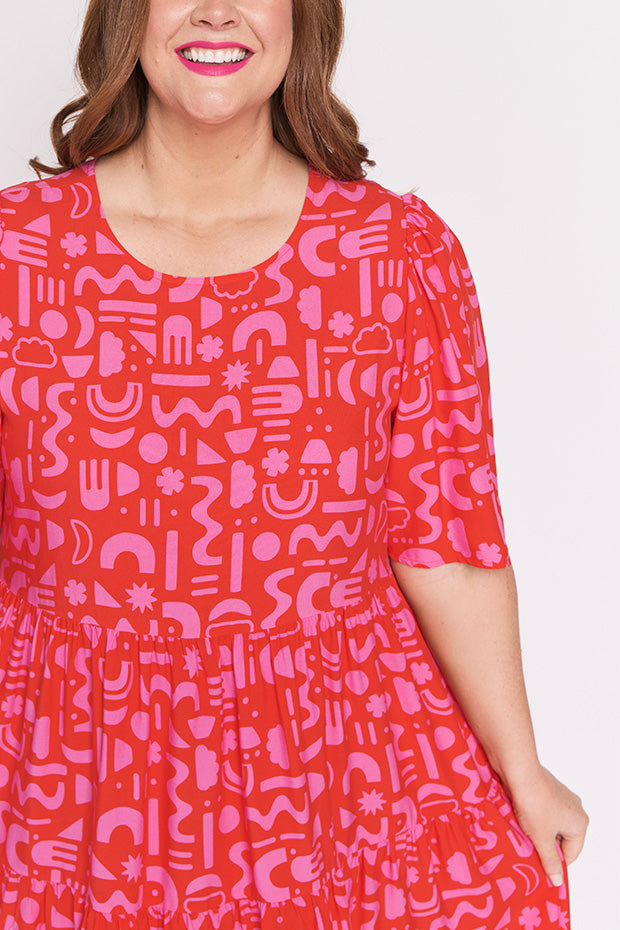 Izzie Candy Apple Dress โ Candy Apple mini dress