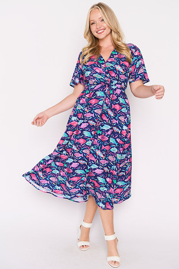 Marley Keep Swimming Dress – Keep Swimming midi dress