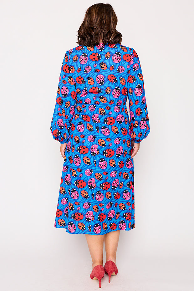Marlene Ladybug Dress – Ladybug midi dress