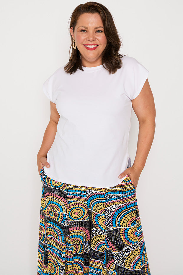 Milano White Top – White loose top