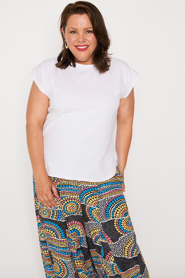 Milano White Top – White loose top