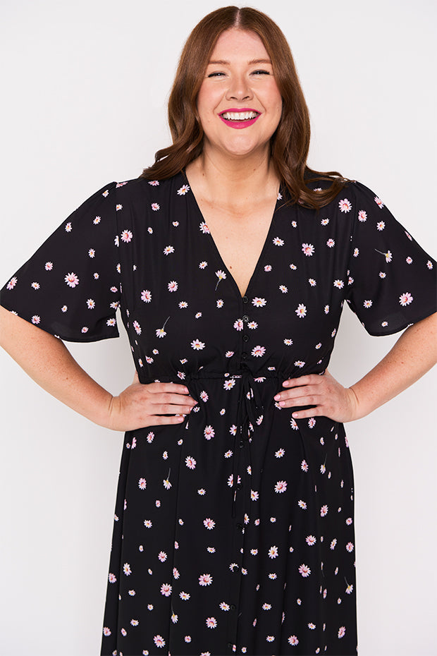 Marley Floating Daisy Dress – Floating Daisy midi dress