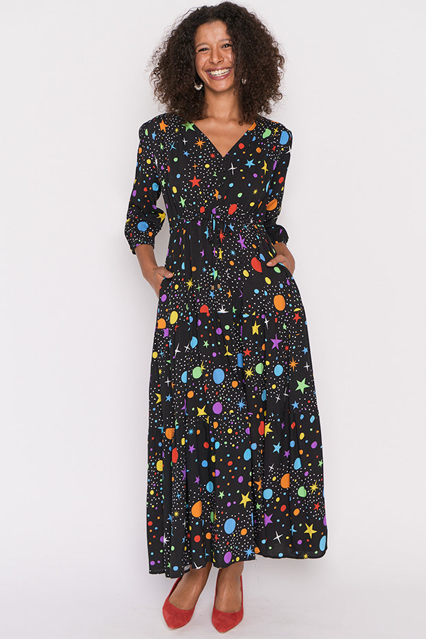 Adeline Galaxy Maxi Dress – Galaxy maxi dress
