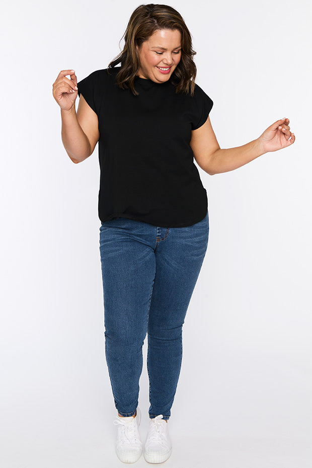 Milano Black Top – Black loose top