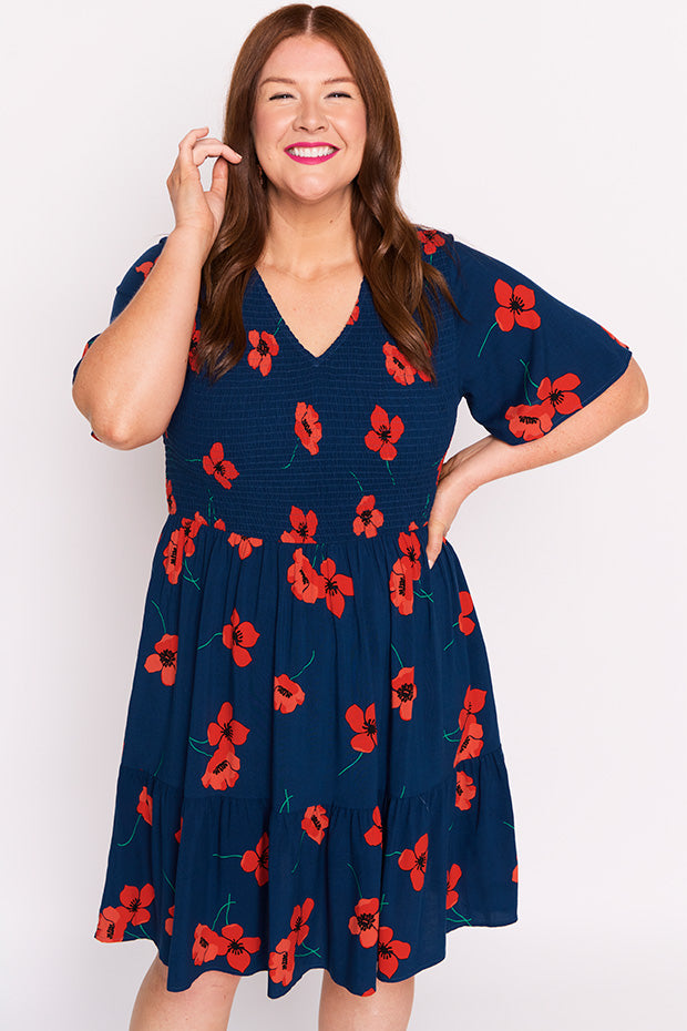 Tilley Red Poppy Fields Dress