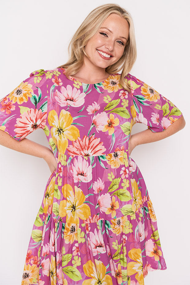 Izzie Flourishing Dress – Flourishing mini dress