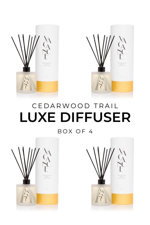 Cedarwood Trail Luxe Diffuser 300ml (Box of 4) – Cedarwood Trail Luxe candle