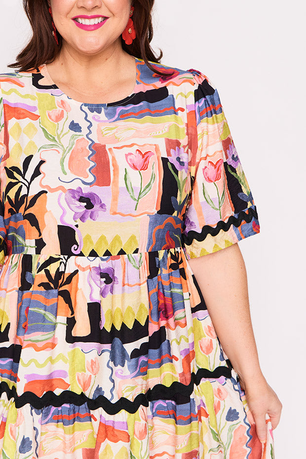 Tamisha Framed Flora Dress – Framed Flora mini dress