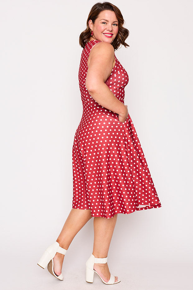Hazel Pretty Cherry Dress – Pretty Cherry midi dress