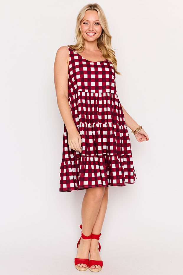 Dorothy Cherry Gingham Dress – Cherry Gingham mini dress