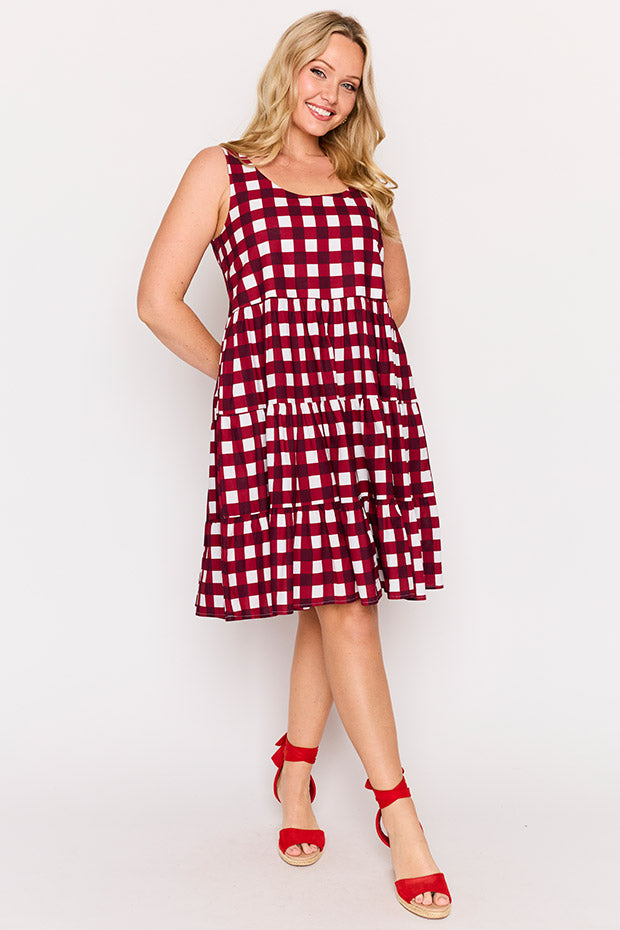 Dorothy Cherry Gingham Dress – Cherry Gingham mini dress