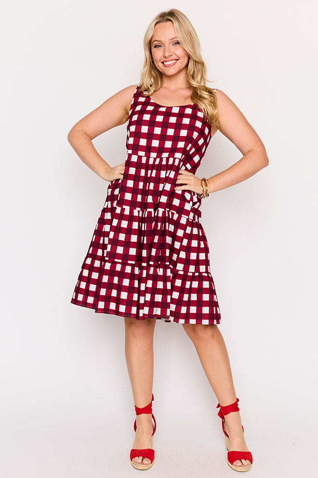 Dorothy Cherry Gingham Dress – Cherry Gingham mini dress