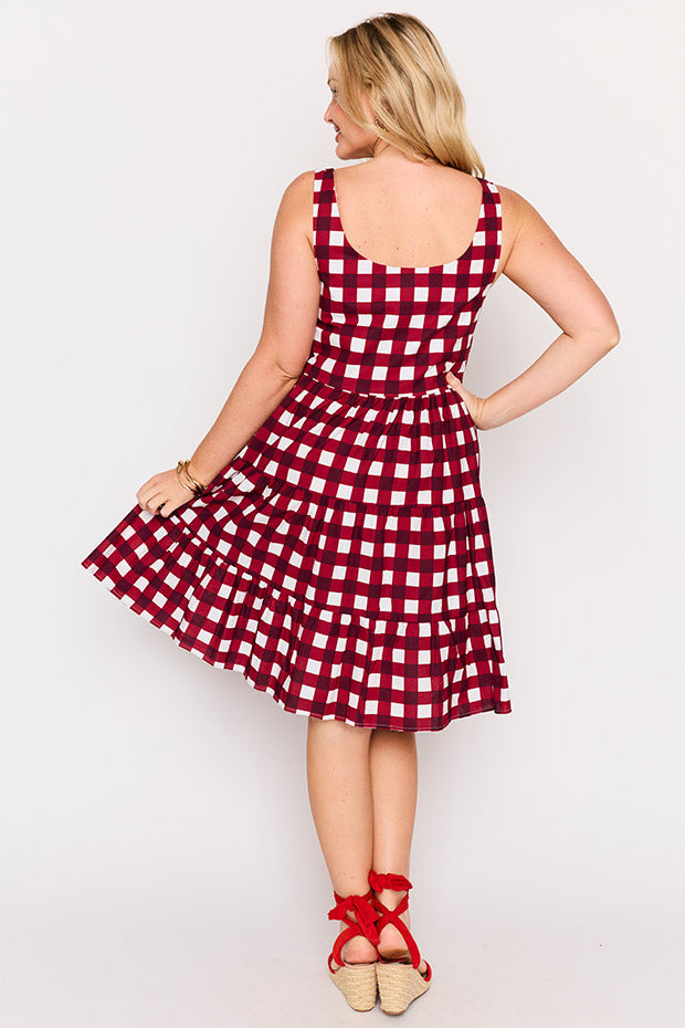 Dorothy Cherry Gingham Dress – Cherry Gingham mini dress