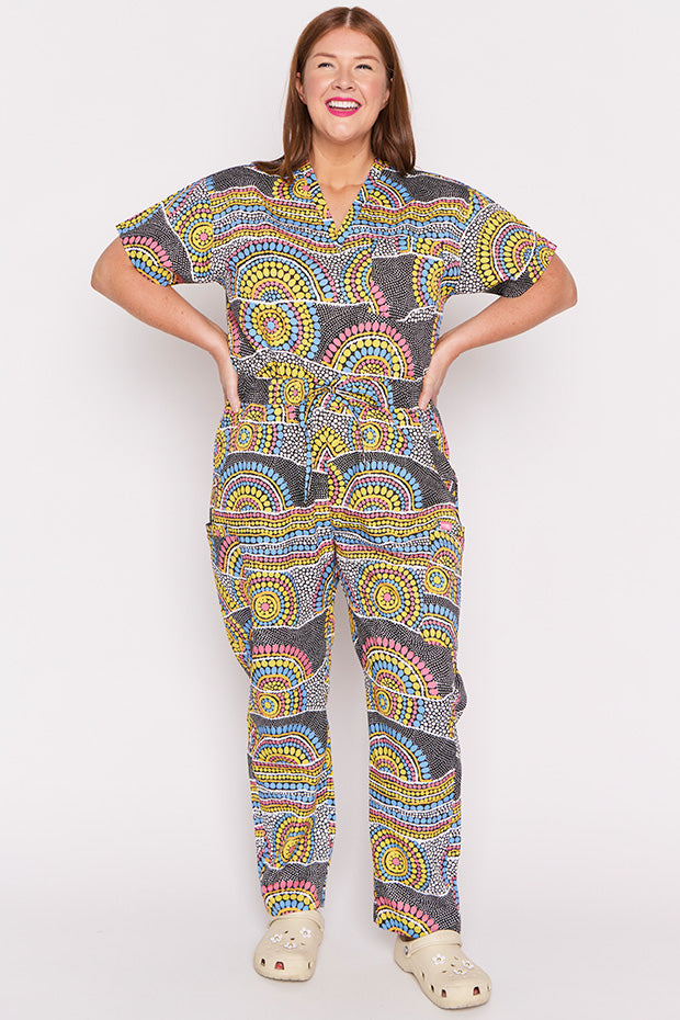 Cristina Next To You Scrub Pant – Next To You wide leg pants
