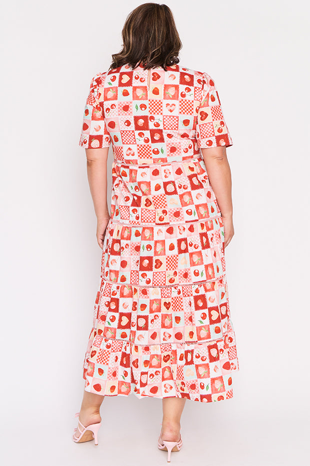 Aurelia Cherry Pop Maxi Dress – Cherry Pop midi dress