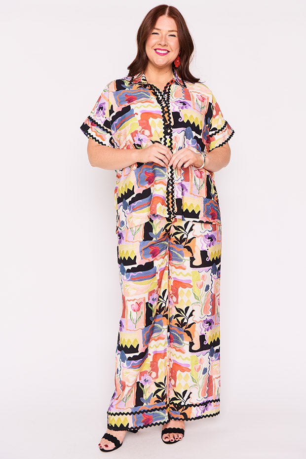 Regyn Framed Flora Shirt – Framed Flora top