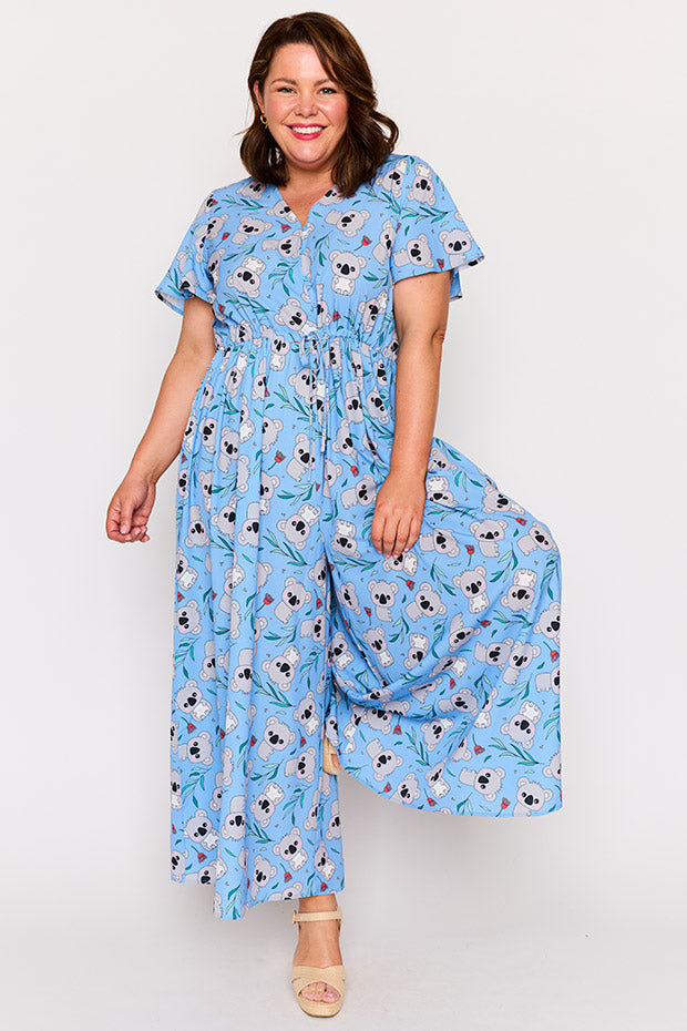 Justine Blue Koalas Jumpsuit – Blue Koalas jumpsuit