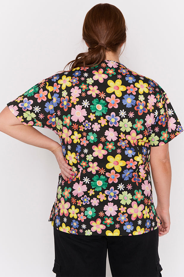 Meredith Daisy Pop Scrub Top – Daisy Pop top