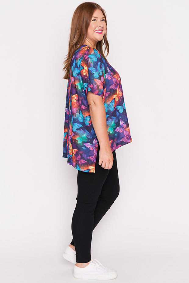 Serena Butterfly Rainbow Top โ Butterfly Rainbow top