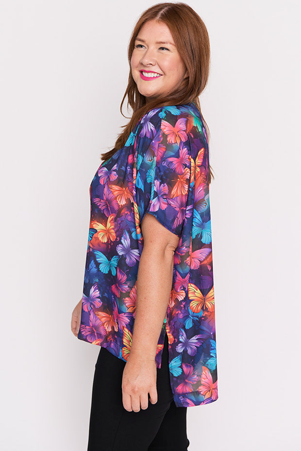 Serena Butterfly Rainbow Top – Butterfly Rainbow top