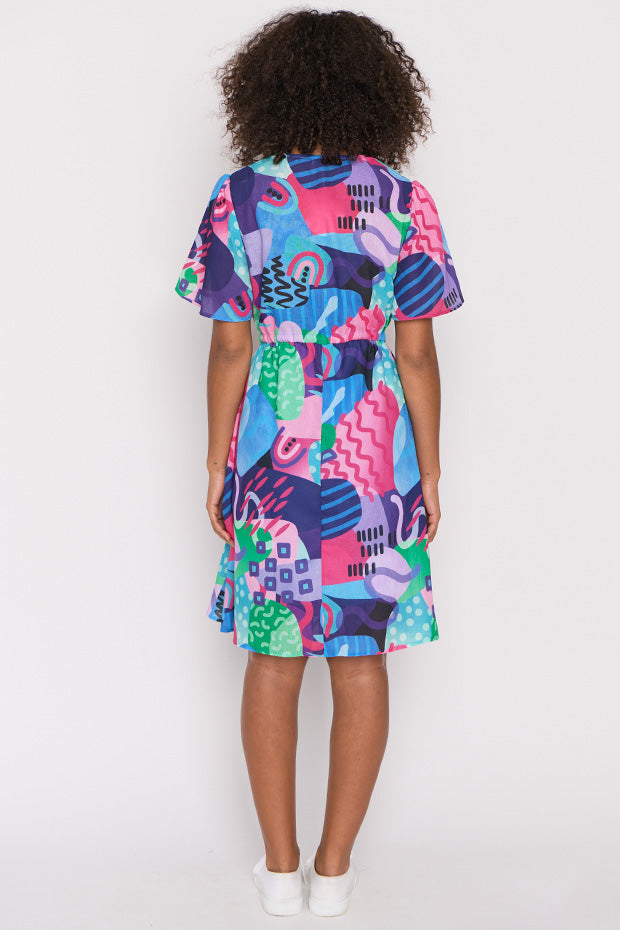 Sage Squiggle It Dress – Squiggle It knee length dress