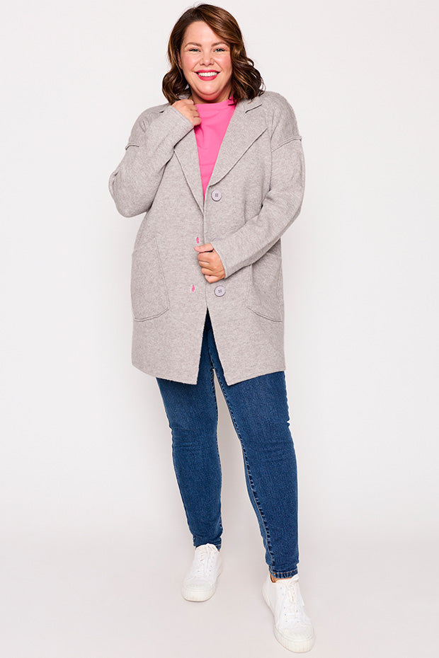 Carolina Grey Knit – Grey cardigan
