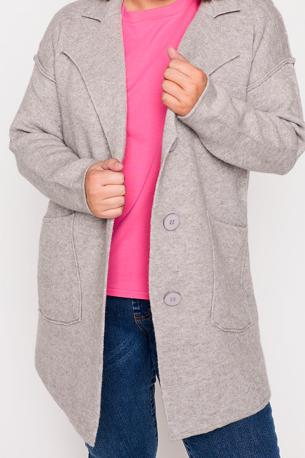 Carolina Grey Knit – Grey cardigan