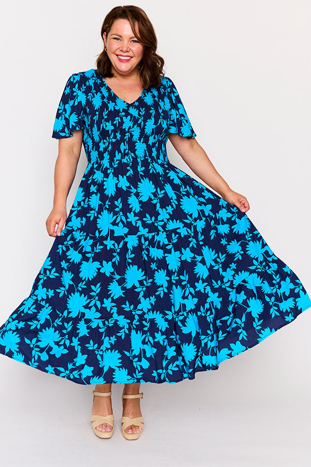 Lynette Blue Ivy Dress – Blue Ivy maxi dress