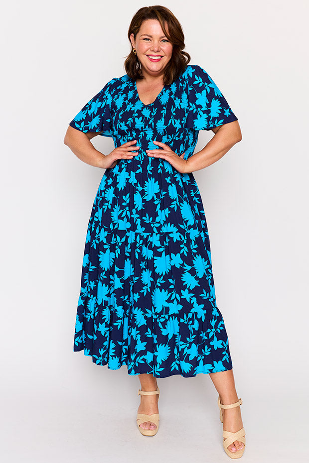 Lynette Blue Ivy Dress โ Blue Ivy maxi dress