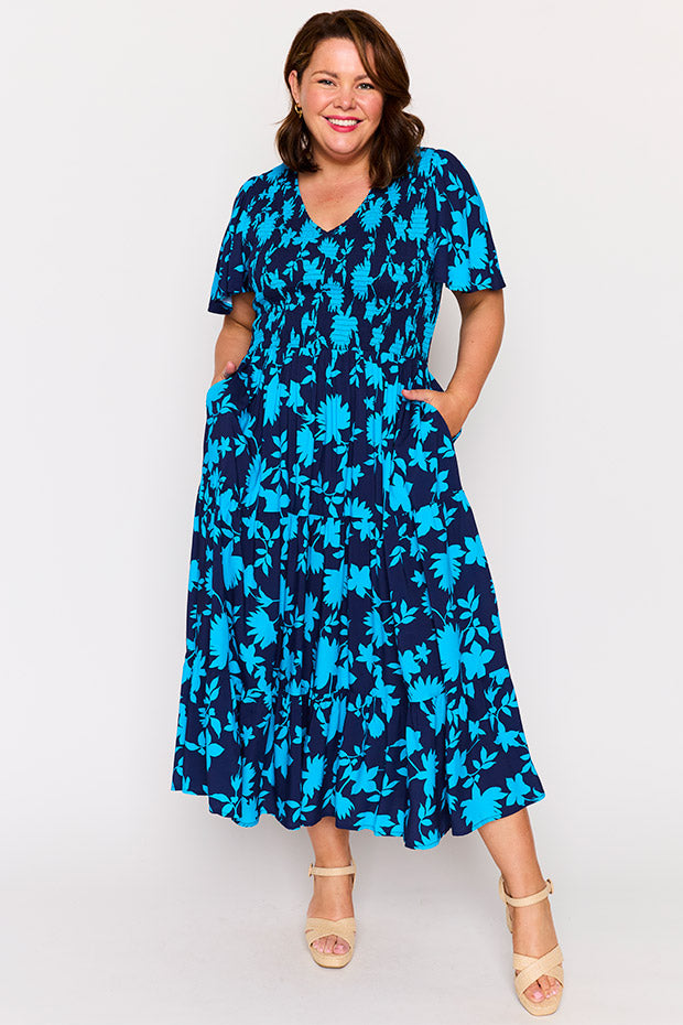 Lynette Blue Ivy Dress โ Blue Ivy maxi dress