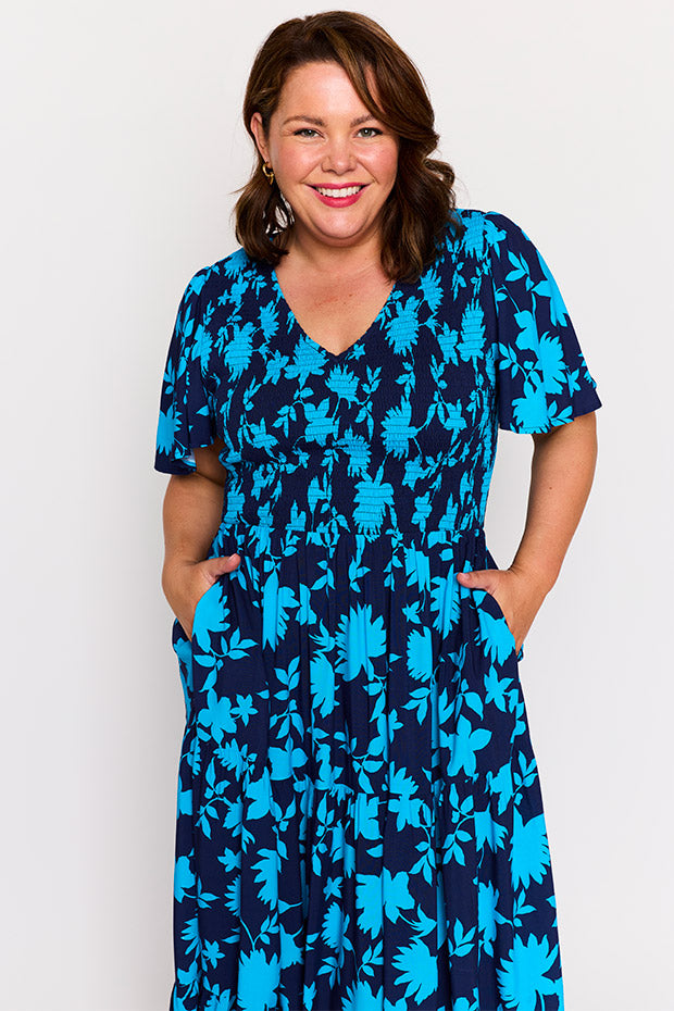 Lynette Blue Ivy Dress โ Blue Ivy maxi dress