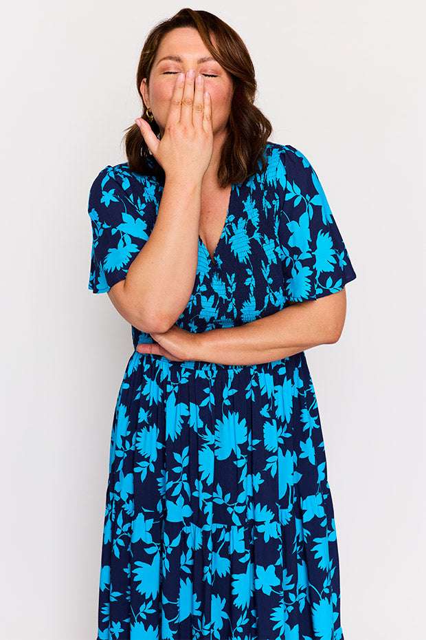 Lynette Blue Ivy Dress โ Blue Ivy maxi dress