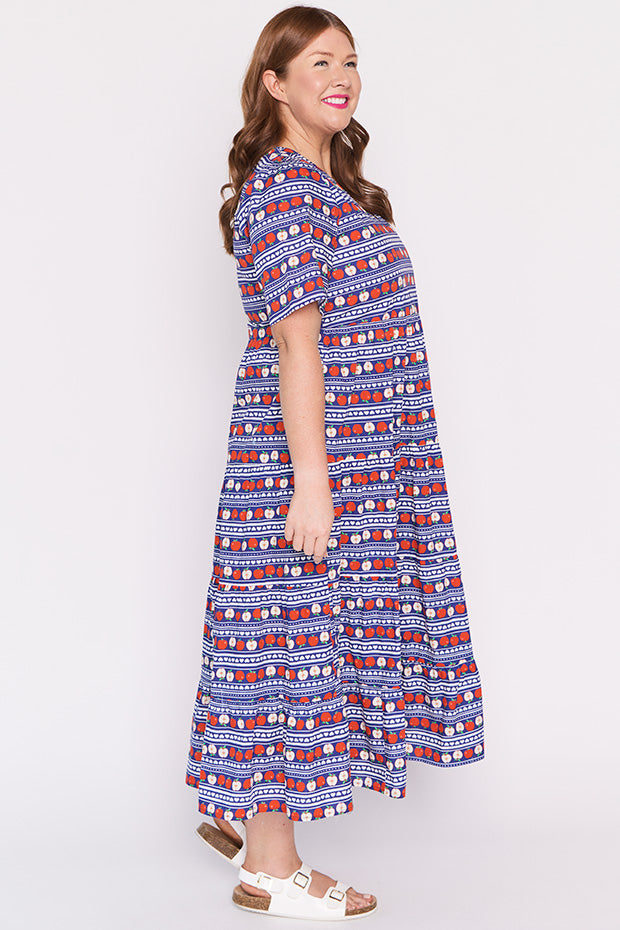 Raleigh Adoring Apples Maxi Dress โ Adoring Apples midi dress