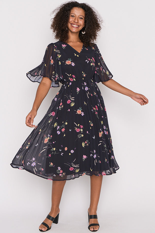 Callie Butterfly Meadow Dress – Butterfly Meadow midi dress