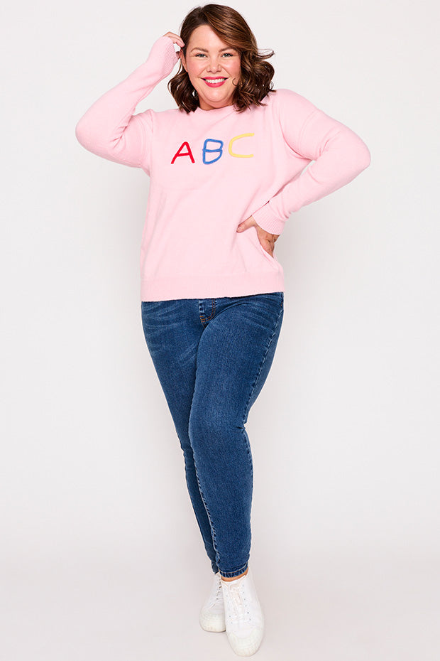 Playschool Pink Knit – Pink knit jumper