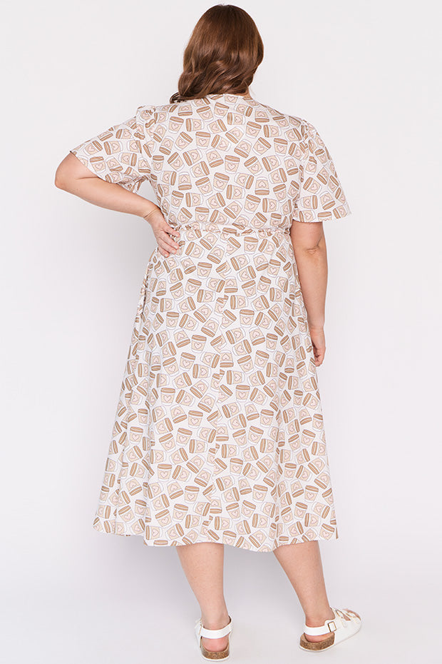 Marley Cotton Coffee Time Dress – Coffee Time midi dress