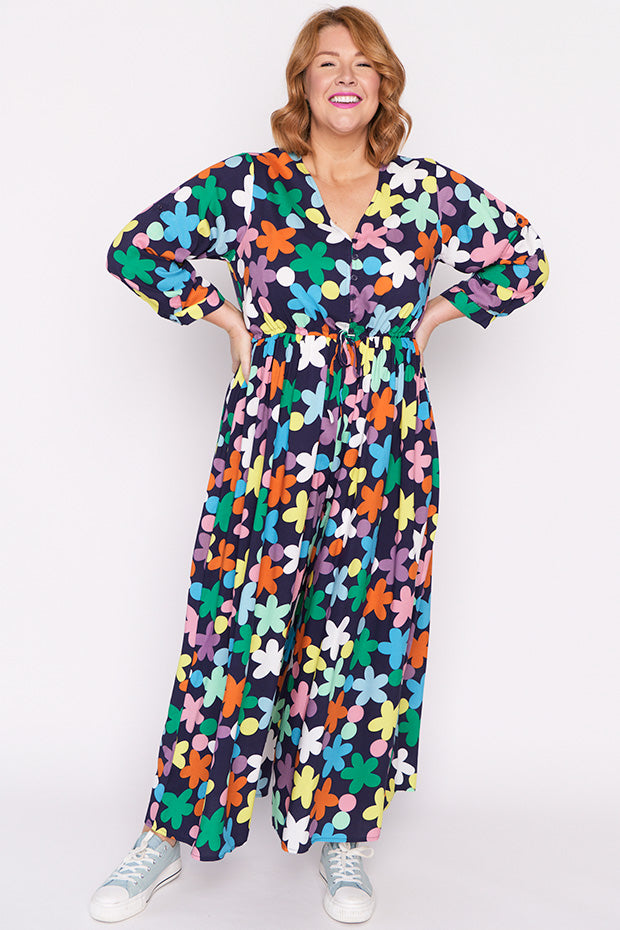 Judith Daisy Spot Long Sleeve Jumpsuit – Daisy Spot jumpsuit