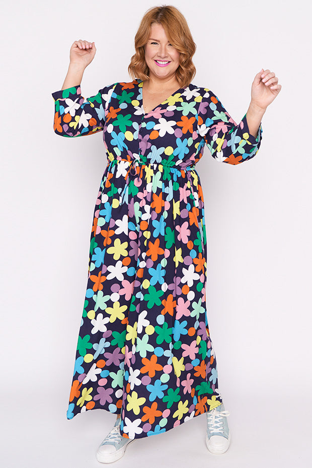 Judith Daisy Spot Long Sleeve Jumpsuit – Daisy Spot jumpsuit