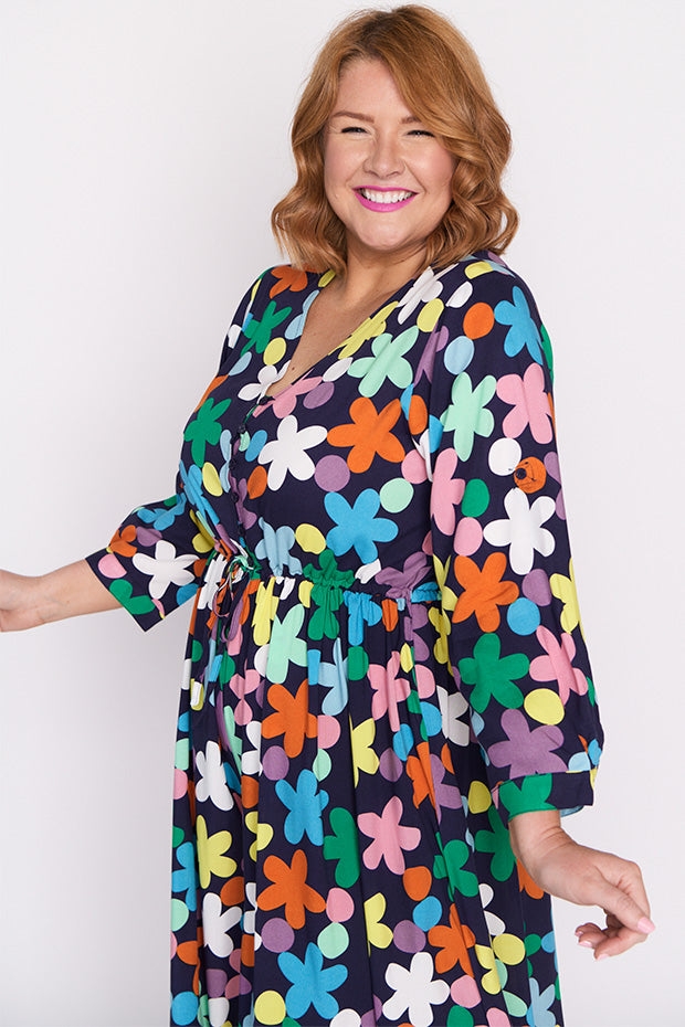 Judith Daisy Spot Long Sleeve Jumpsuit – Daisy Spot jumpsuit