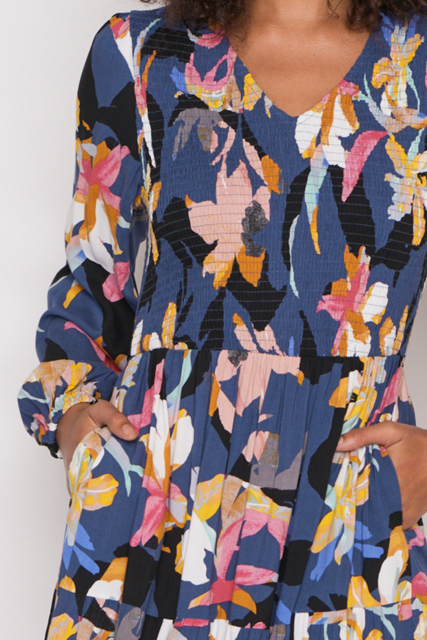 Maeve 80's Pop Midi Dress – 80's Pop Midi maxi dress