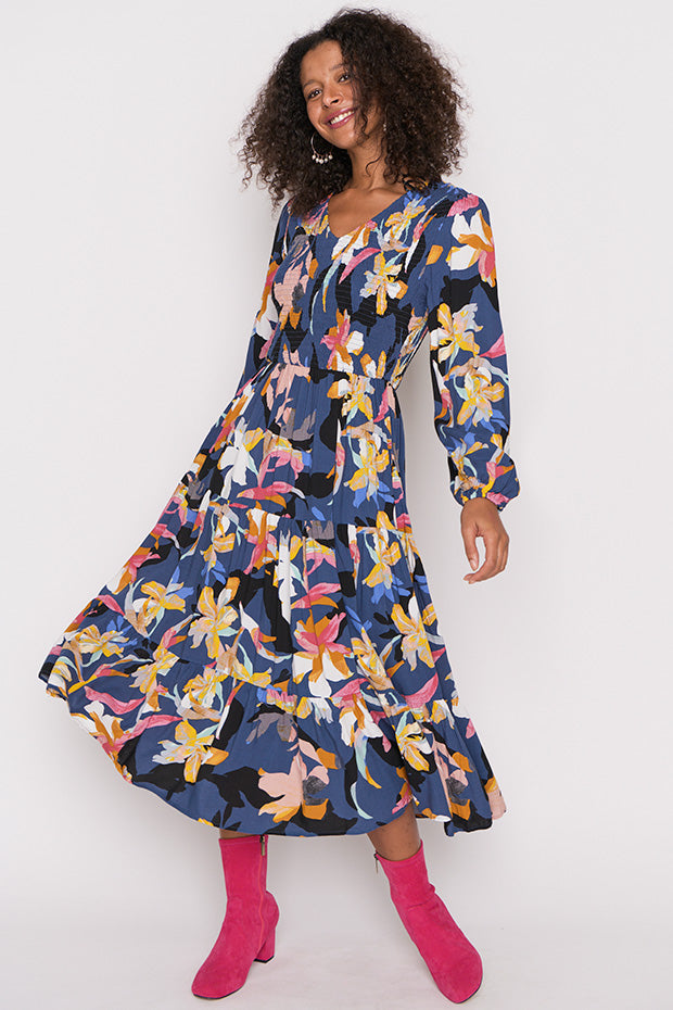 Maeve 80's Pop Midi Dress – 80's Pop Midi maxi dress