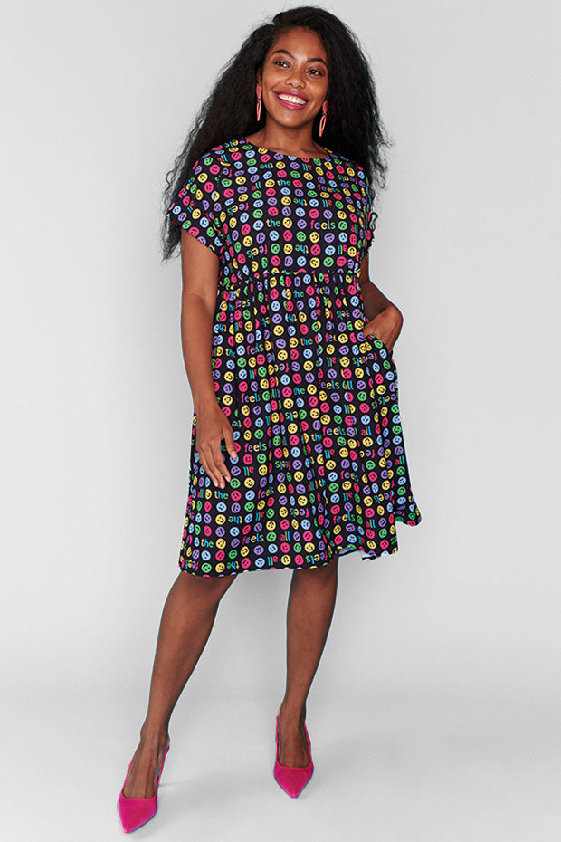 Bam All The Feels Dress โ All The Feels midi dress