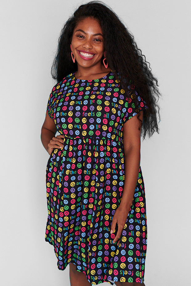 Bam All The Feels Dress โ All The Feels midi dress