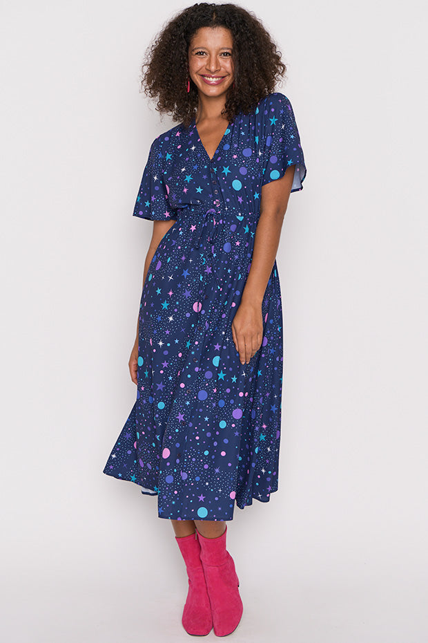 Marley Nebula Dress – Nebula midi dress